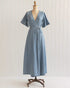 Lydia Chambray Wrap Dress